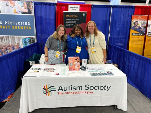 The Autism Society of America and the Autism Society of Indiana at the NCSL Summit.