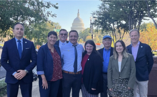 Autism Society staff and board members at the Capitol. 