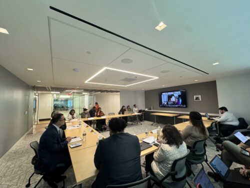 Advocates gathered at the Autism Roundtable