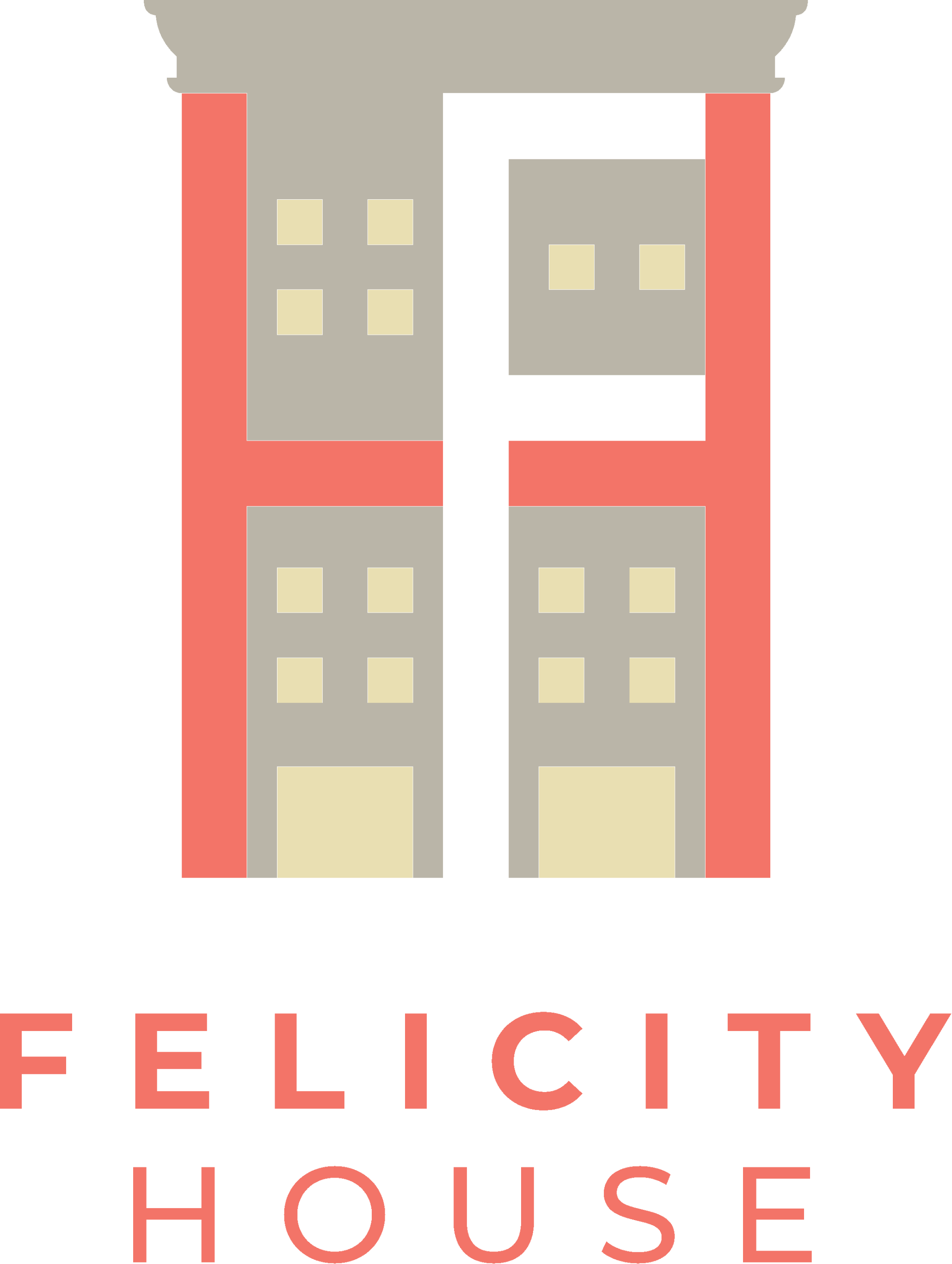 Image showing the Felicity House logo which is an illustration of a building.